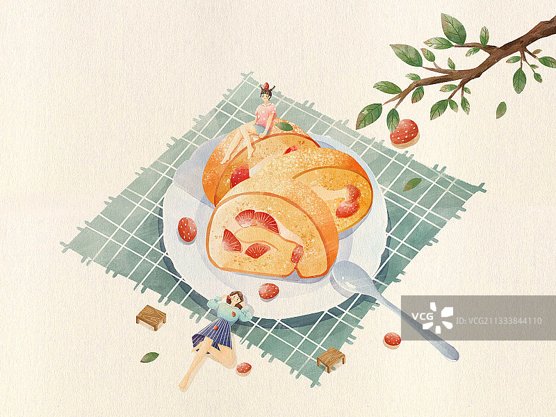 夏日下午茶图片素材