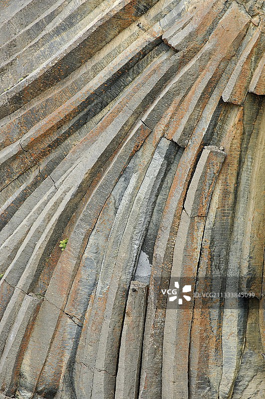 冰岛玄武岩风琴管图片素材