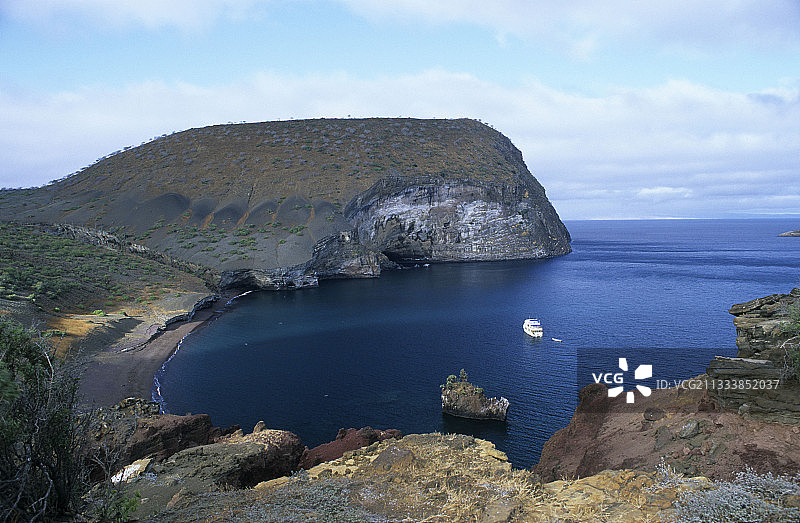 加拉帕戈斯群岛圣地亚哥岛海盗湾图片素材