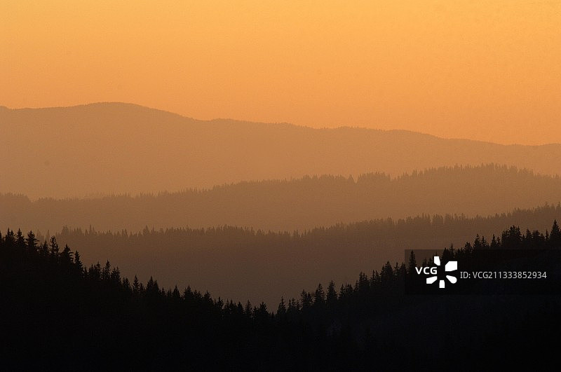 波兰和斯洛伐克边境的塔特拉山脉，喀尔巴阡山脉的最高部分图片素材
