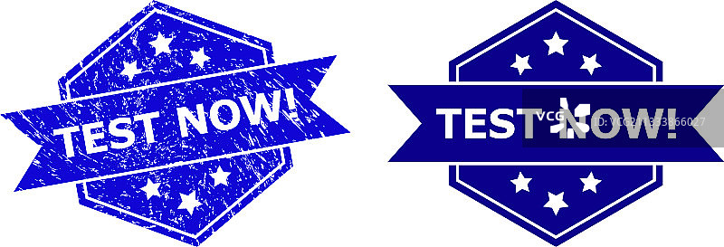 六边形测试水印图片素材