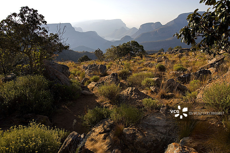 南非布莱德河峡谷山区景观图片素材