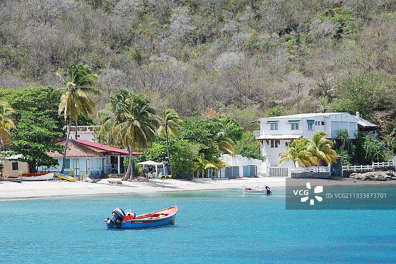 马提尼克岛安斯阿尔内海滩图片素材