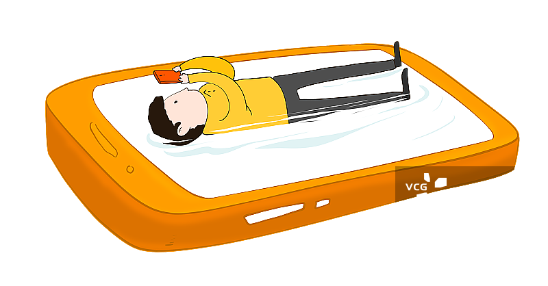 拟人插画元素手机形象图片素材