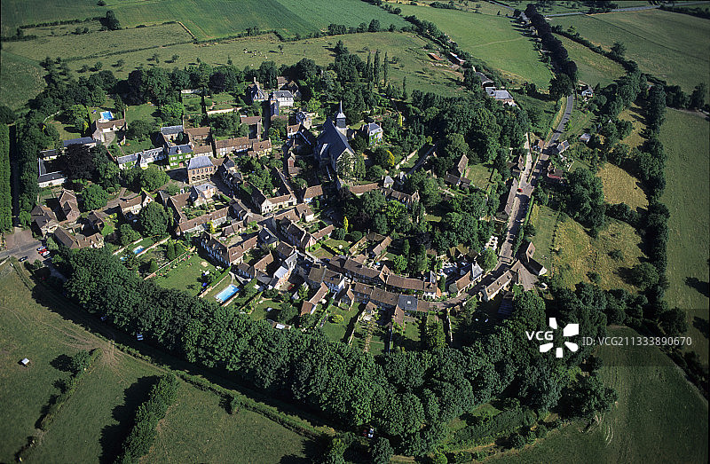 法国皮卡第热尔伯罗伊村图片素材