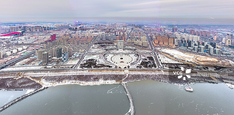 哈尔滨松北新区图片素材