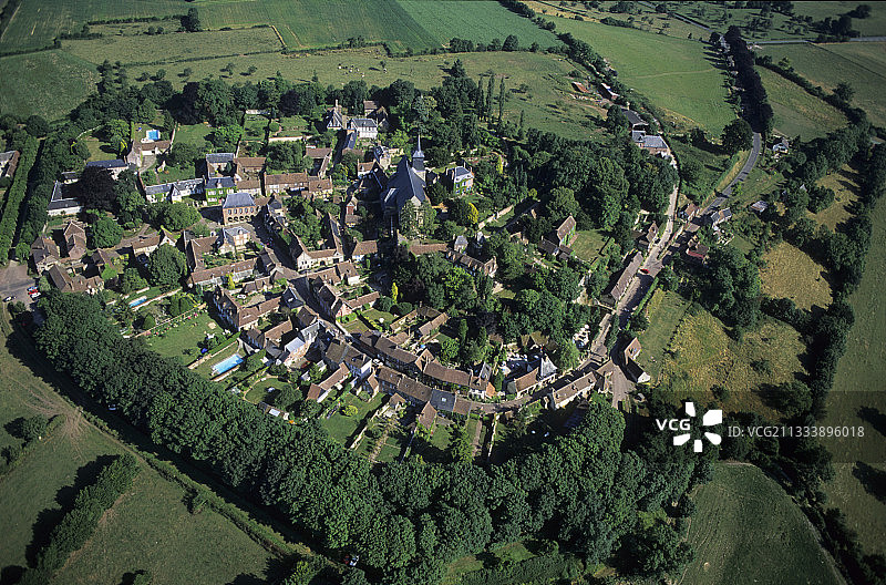 法国皮卡第热尔伯罗伊村图片素材