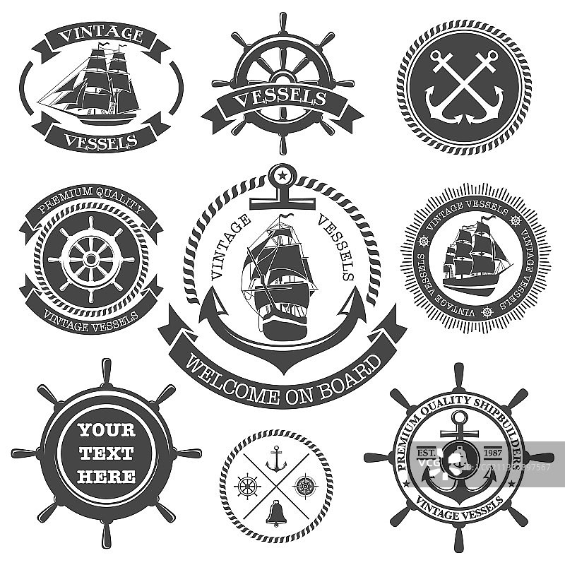 航海套装4图片素材