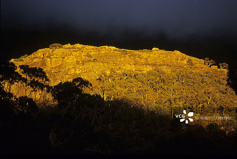 澳大利亚格兰屏国家公园日落图片素材