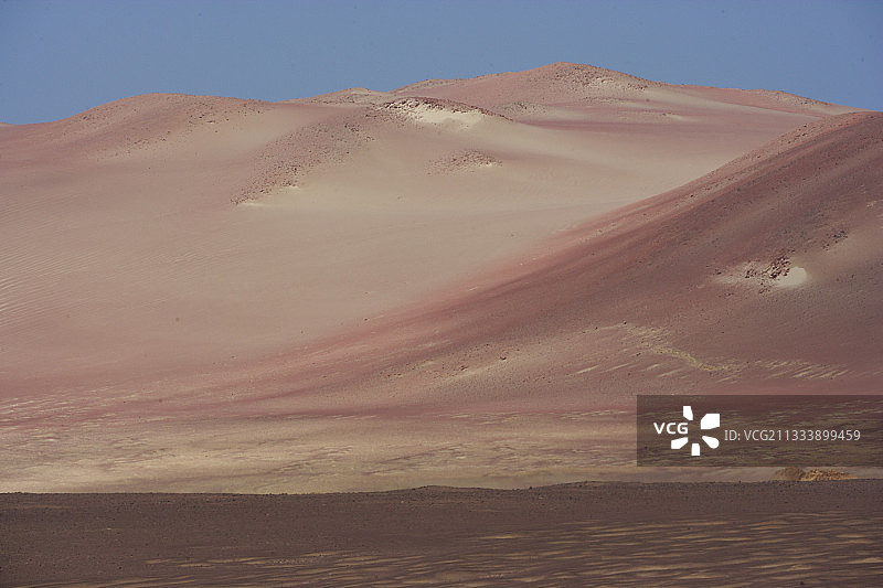 秘鲁帕拉卡斯国家保护区沙漠景观图片素材