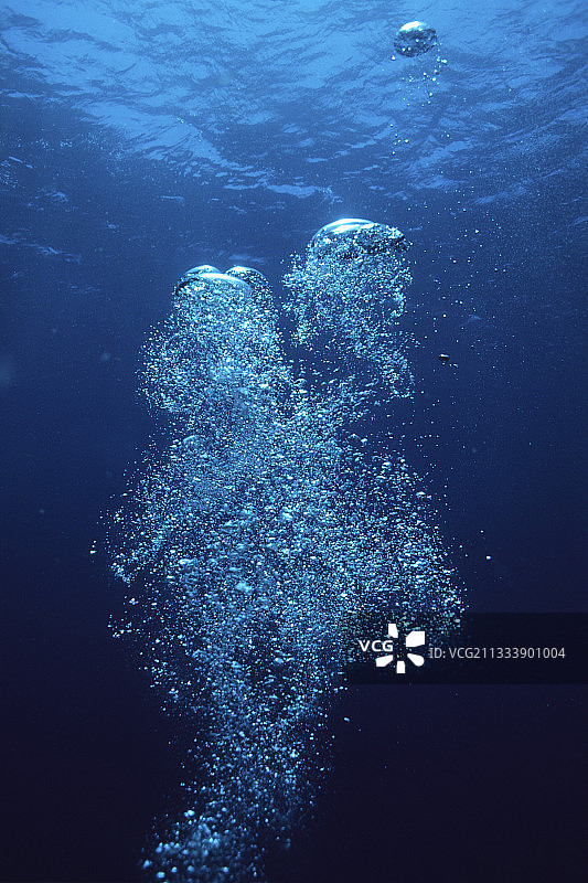 地中海气泡特写，法国图片素材