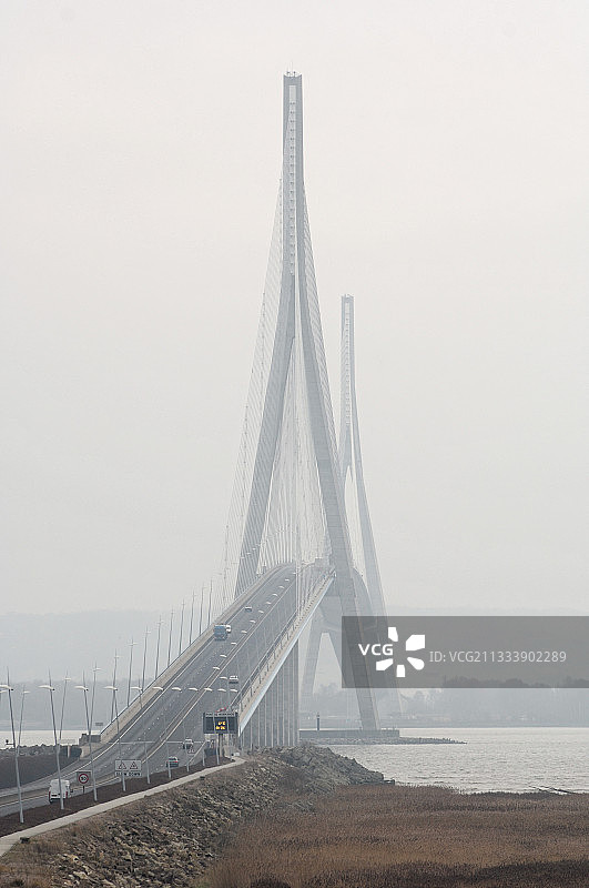 法国勒阿弗尔诺曼底大桥图片素材