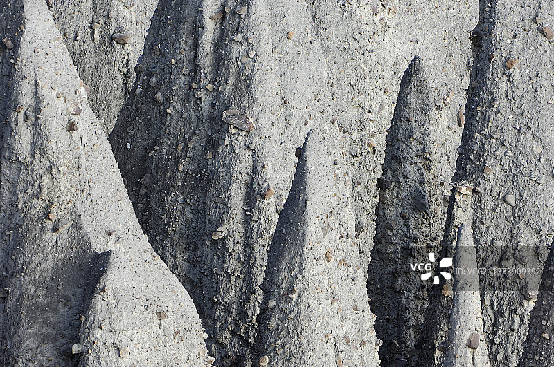法国上阿尔卑斯省的仙女烟囱图片素材