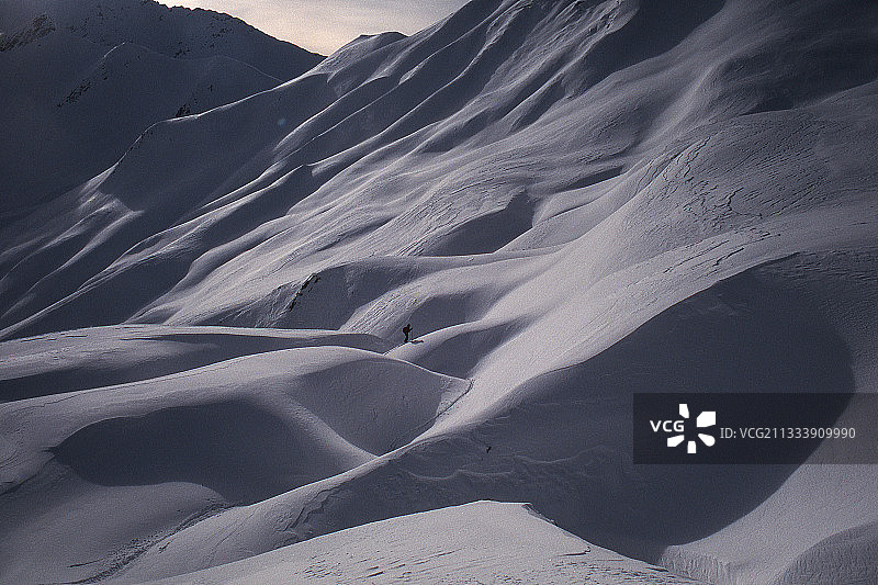 瓦尔费雷 - 勃朗峰图片素材