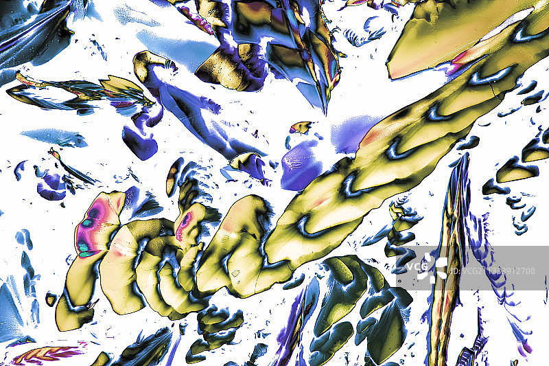 偏振光照明与刀片补偿，放大倍数x 100图片素材