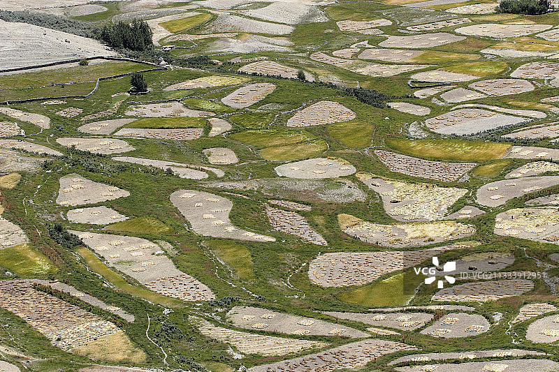 印度赞斯卡 monastery Karsha的Padum景色图片素材