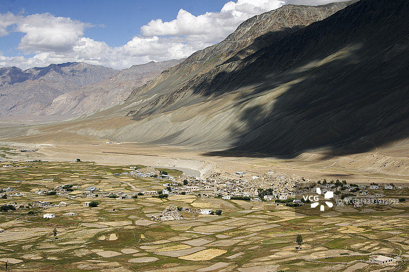 赞斯卡印度帕杜姆山谷图片素材