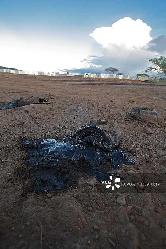 埃塞俄比亚石油污染图片素材