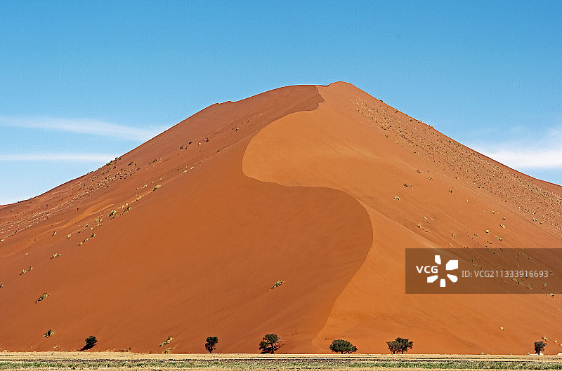 纳米比亚纳米布沙漠45号沙丘图片素材