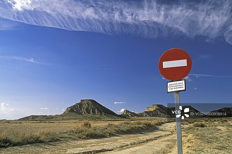 西班牙纳瓦拉禁入广告牌图片素材