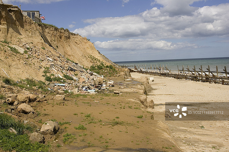 位置：北诺福克海岸的哈皮斯堡图片素材