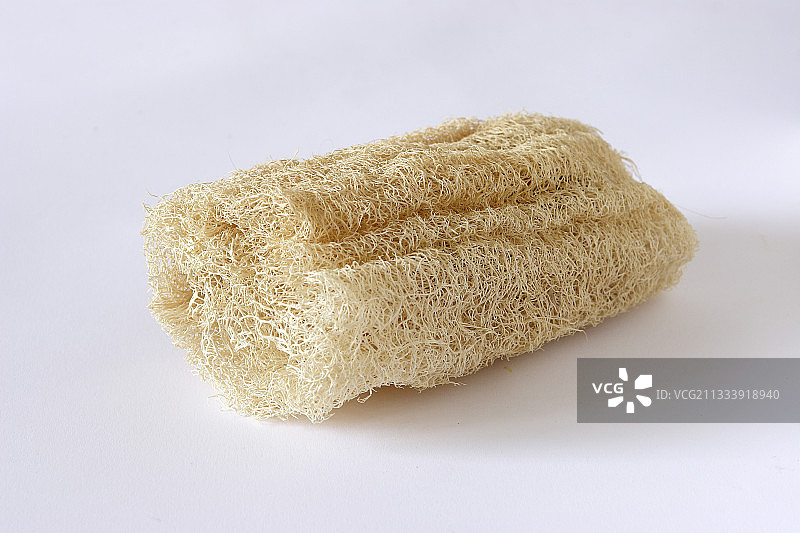 用作海绵的丝瓜络图片素材