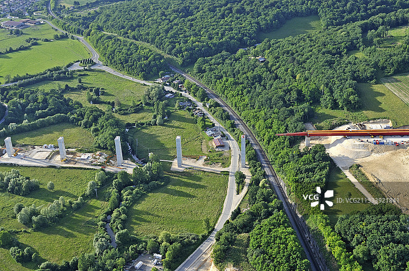 高架桥建造工程图片素材