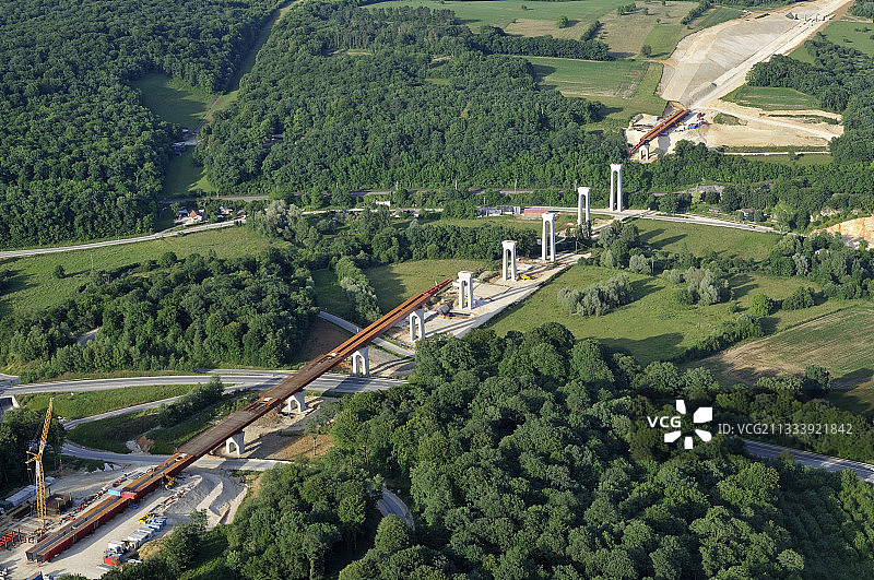 高架桥建造工程图片素材
