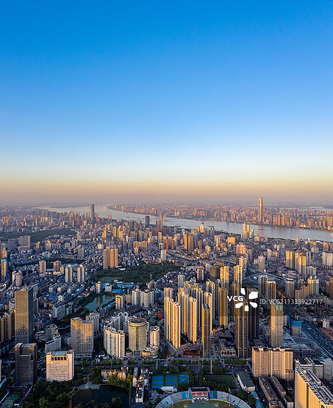 日暮江城图片素材