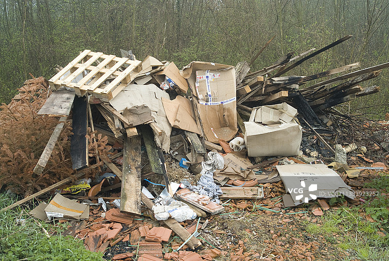 上索恩省的垃圾场图片素材
