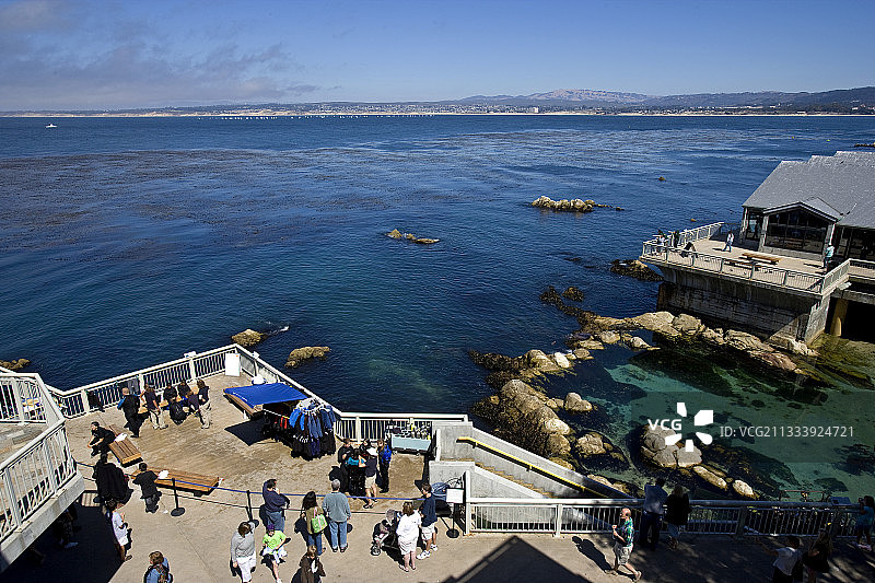 美国加州蒙特雷湾水族馆外观图片素材
