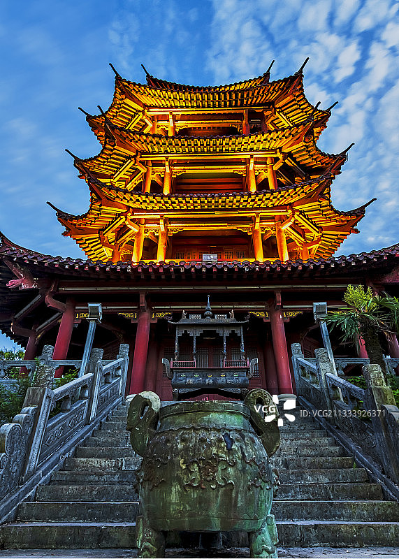 遵义三阁公园文昌阁图片素材