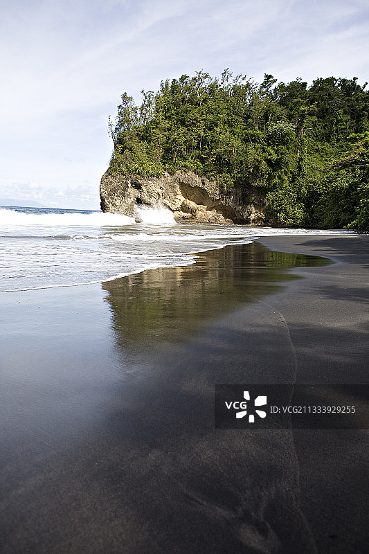 马提尼克岛库勒夫尔湾海滩图片素材
