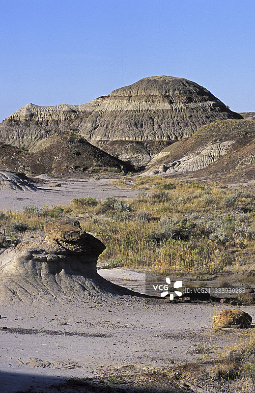 加拿大艾伯塔省恐龙省立公园荒地图片素材