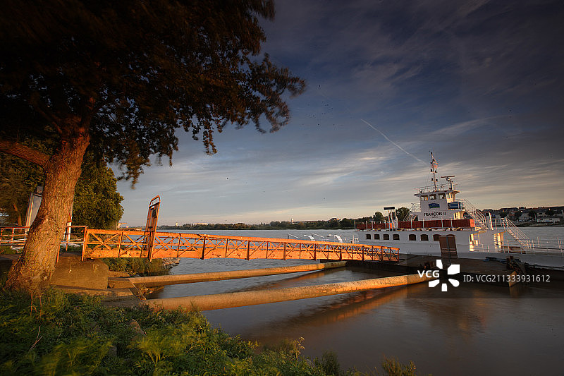 地点：卢瓦尔河口，安德尔镇图片素材