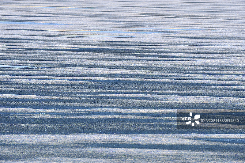 斯坦威尔弗莱彻湖萨默塞特岛上融化的冰图片素材