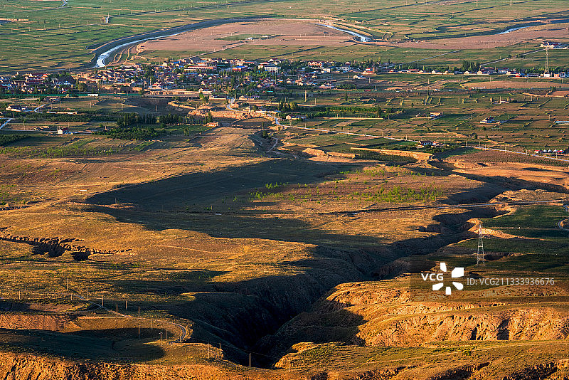 西海固大地新脉络海原图片素材