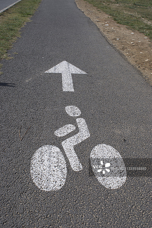 夏朗德地区的场地自行车赛道图片素材