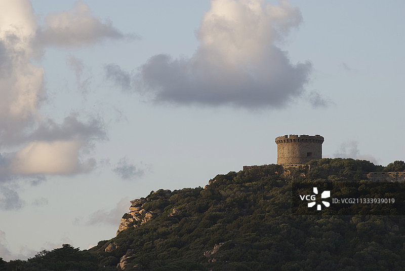 法国科西嘉岛坎波莫罗塔楼图片素材