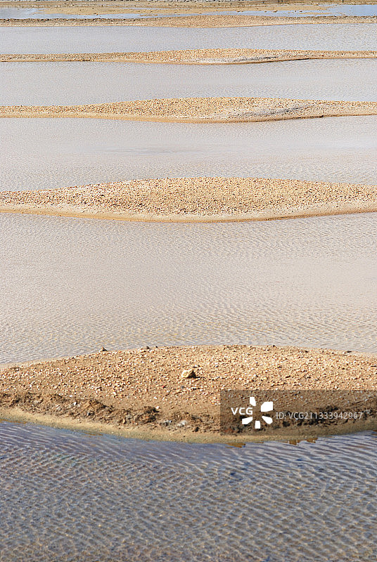 奥莱龙岛沙伦特盐沼，法国图片素材