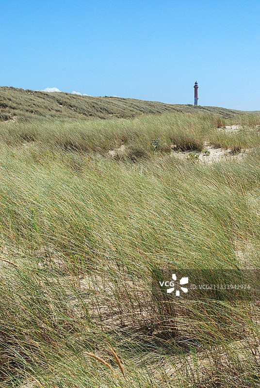 法国狂野海岸上的库布雷灯塔和奥亚茨图片素材