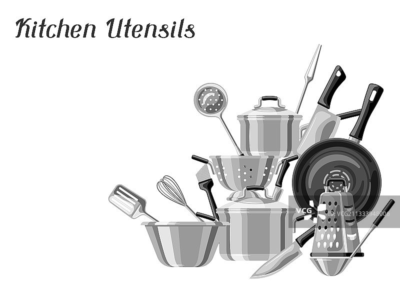 厨房用具背景图片素材