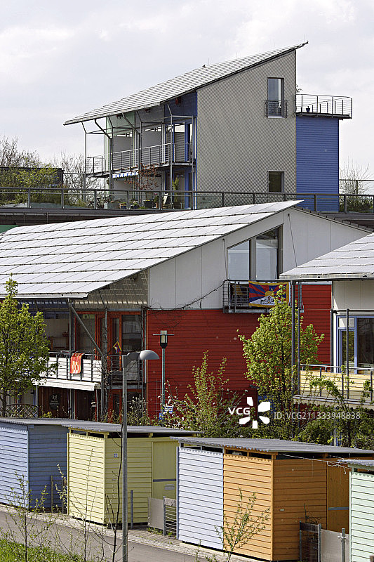 弗莱堡太阳能城市（德国）图片素材