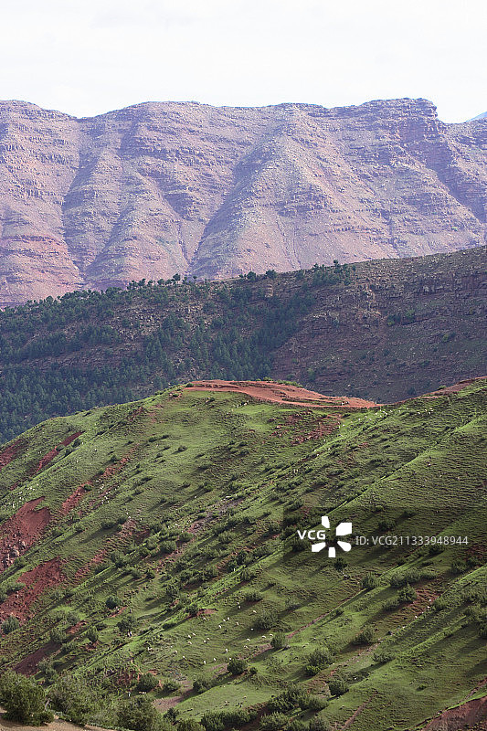 摩洛哥阿特拉斯山脉风光图片素材