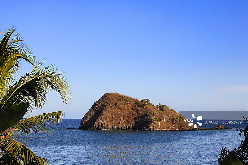 马约特科摩罗群岛泻湖日出时的伊洛特萨达图片素材