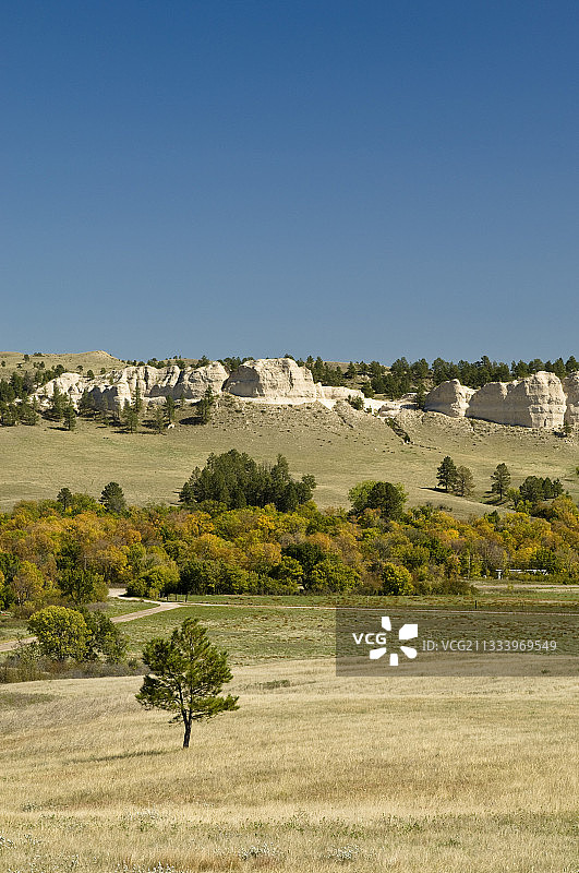 美国南达科他州恶地国家公园风光图片素材