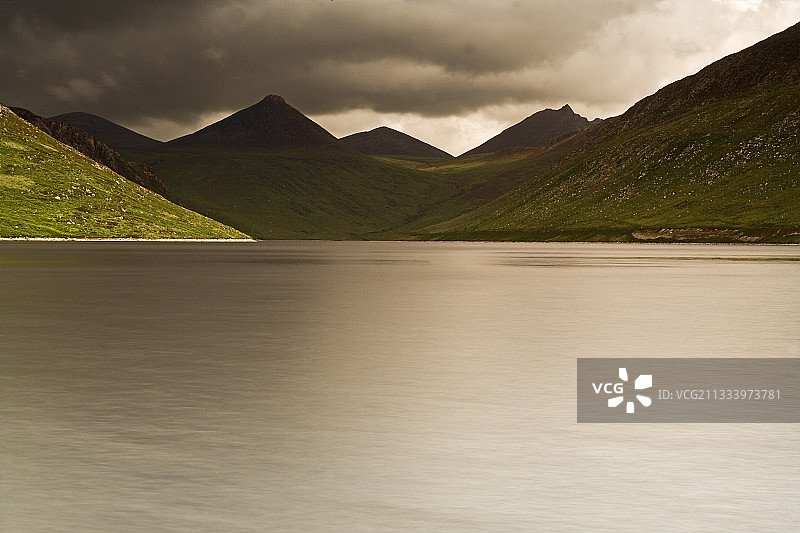 穆恩山爱尔兰寂静谷水库图片素材