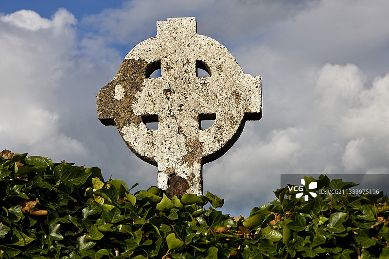 爱尔兰的凯尔特风格耶稣受难像图片素材