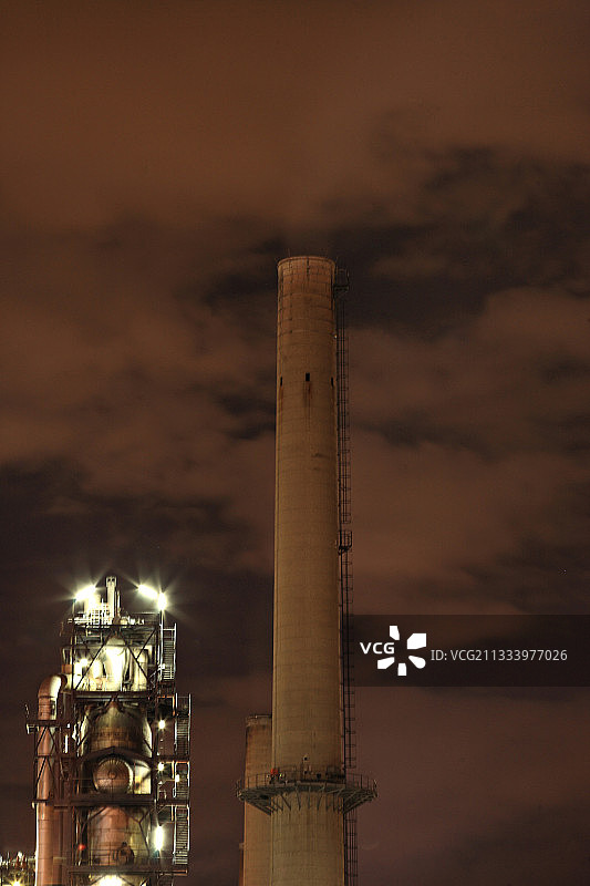 罗纳河谷石化工业造成的污染图片素材