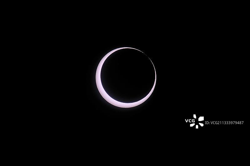 2010年1月15日环形日食图片素材